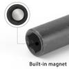Black Magnetic Screwdriver Extension Rods Carbon Steel Hexagonal Handle Extend Connecting Rod Screwdriver Bit Holder Power Tools