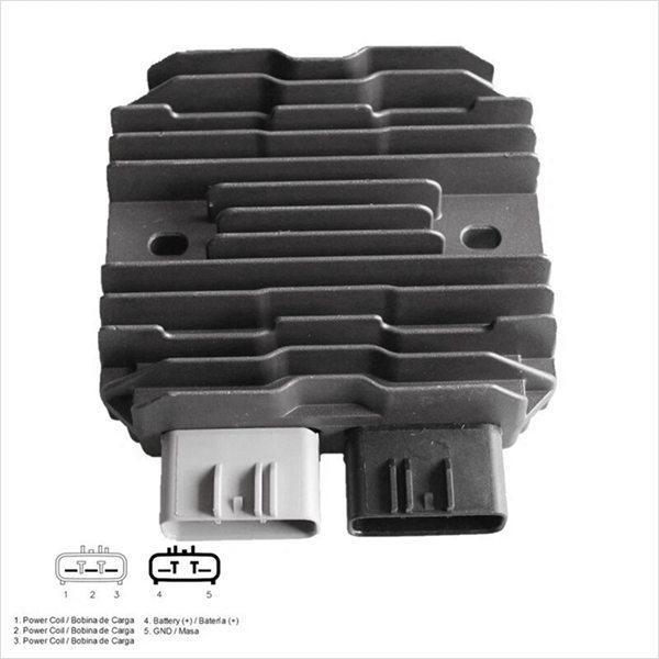 

Gray Metal 5-Pin Voltage Regulator Rectifier for John Deere MI None