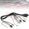 H4 Relay Wiring Harness Socket HID Xenon Lamp Connector Telescopic Lamp Control High Low Light Beam Line Group 1 Lead 2 Lamps