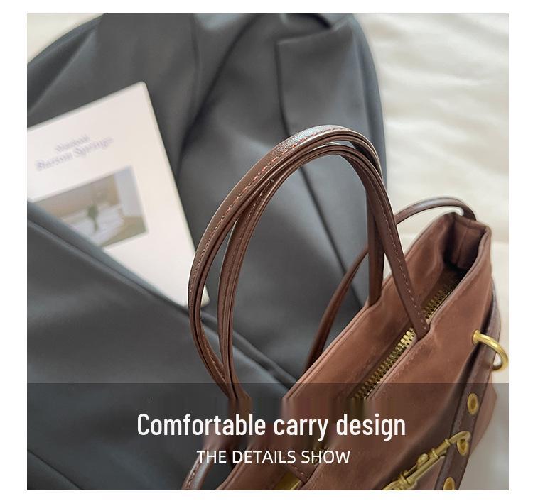 2025 Retro Leopard Print Women's Large Capacity Shoulder Crossbody Handbag