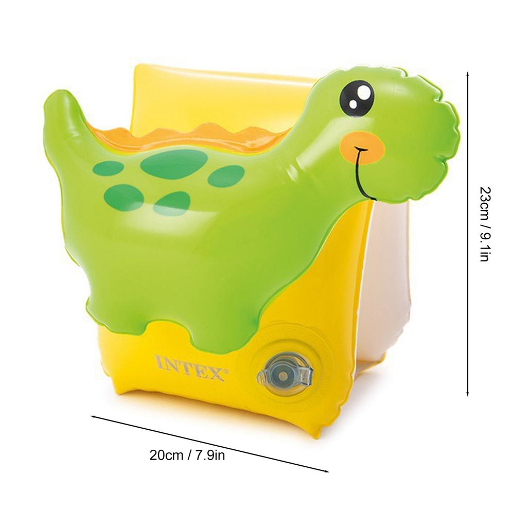 2 PCS Children Swimming Arm Rings Dinosaur Shape Inflatable Float Arm Circle Baby Swimming Training Tools