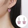 9 Pcs Cute Butterfly Heart Drop Earrings Set Fashion Gold Silver Color Girls Geometric Metal Acrylic Earrings 2026 Jewelry Gifts