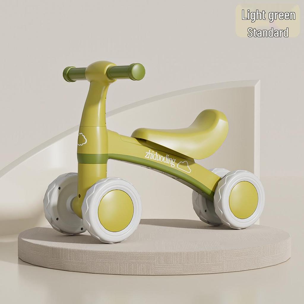 4-Wheel Pedal-Free Balance Bike for Toddlers (1-3 Years) - Baby Gliding Strider