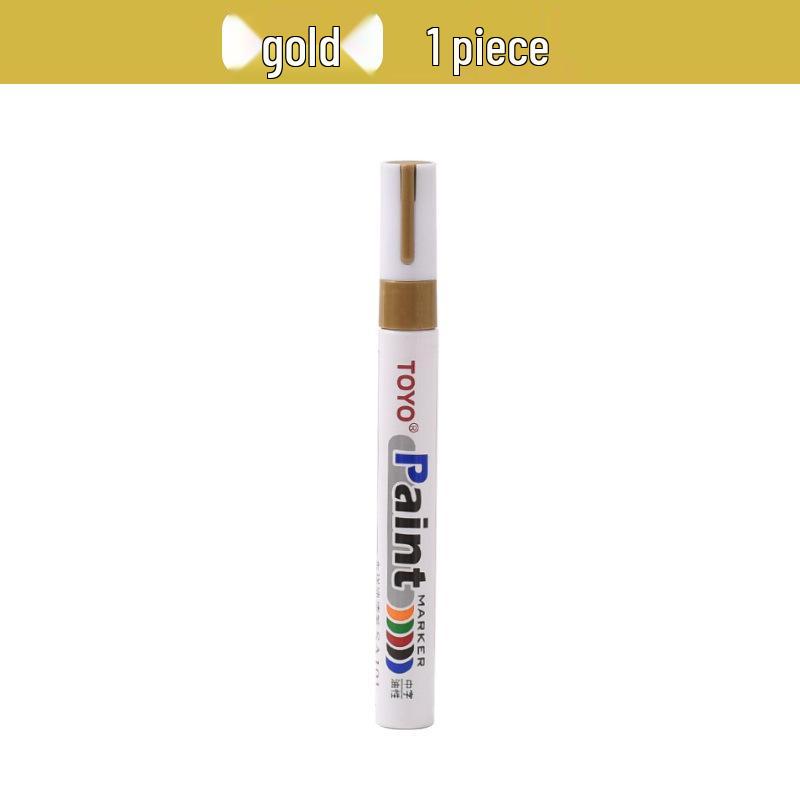 Toyo SA101 White Waterproof Tire Marker Pen - Non-Fading Touch-Up Paint Pen