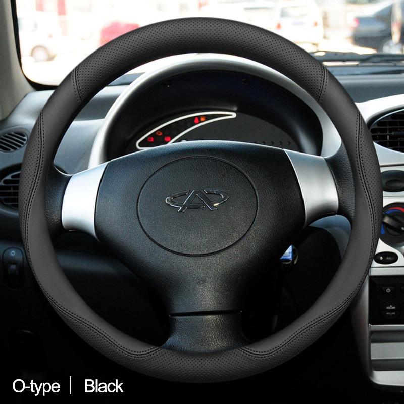Car Auto Steering Wheel Cover Wrap for Chery Tiggo 8 7 Pro Tiggo 7Plus 8Plus D O Type Braid On Steering-Wheel