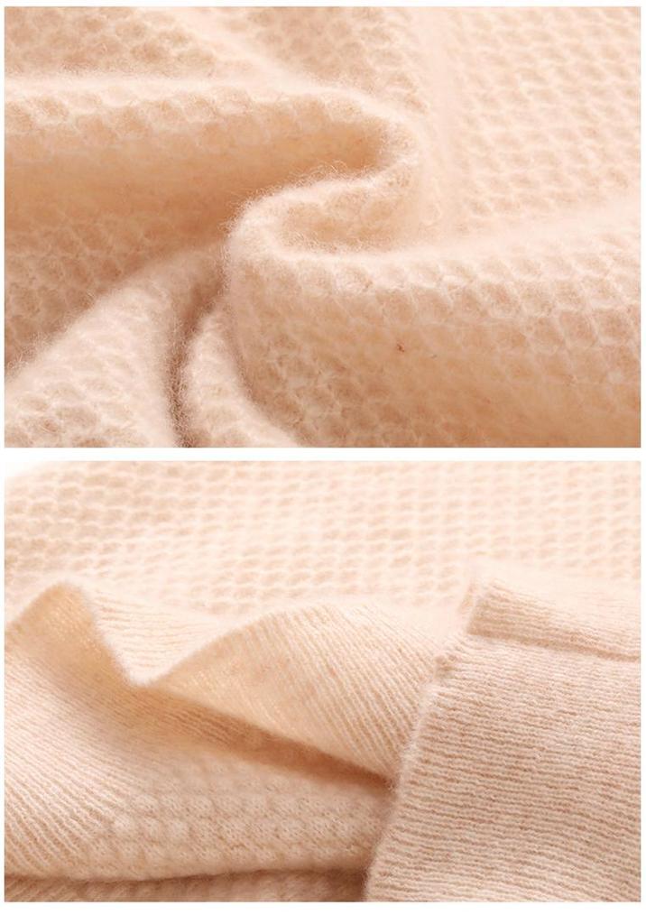 Women's Cashmere High-Neck Sweater: Warm, Comfortable, Loose Fit Knitwear for Autumn and Winter