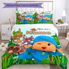 Set Biancheria da Letto Pocoyo Personalizzato con Nome 3 Pezzi Copripiumino Chiusura Include 1 Copripiumino 2 Federe Morbido e Confortevole Per Tutte le Stagioni