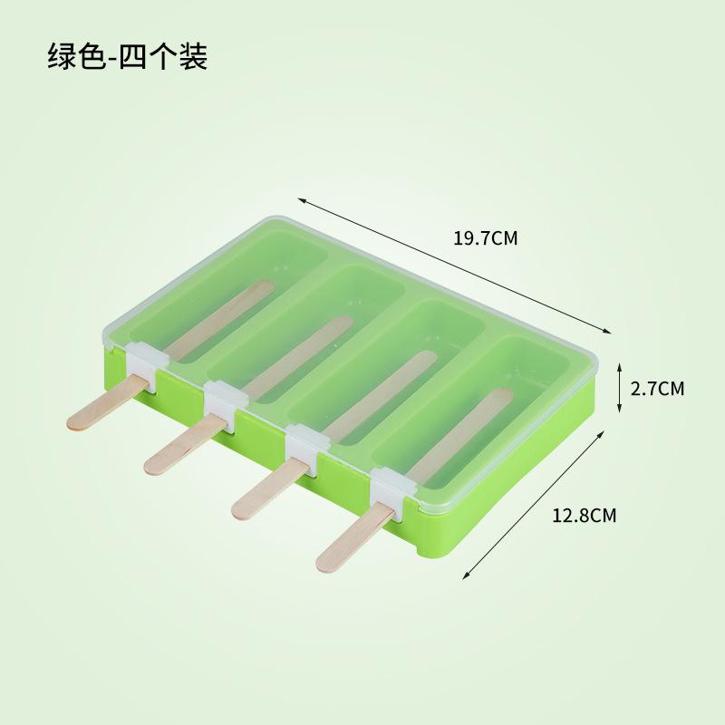 Eiscreme Silikonform Sorbet DIY Selbstgemacht Eis am Stiel Zubereitung Eiswürfelform Eiswürfelform Eiswürfelbereiter Eisstiele Küchenhelfer