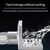 Anti-wear L Shape Stainless Steel Bathroom Tile Insert Floor Drainer Square