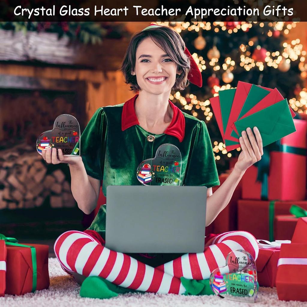 Teacher Appreciation Paperweight - Heartfelt Keepsake for Classroom & Office