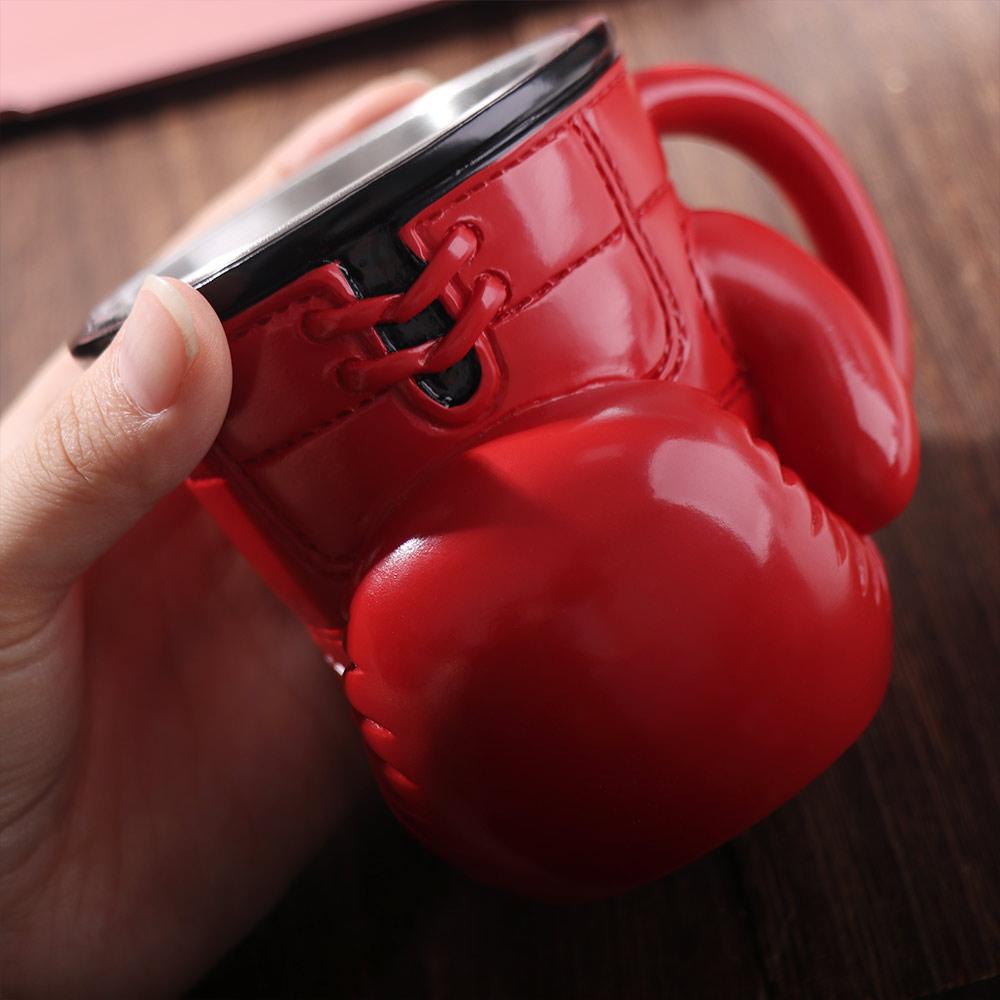 Resin Material Boxing Glove Mug Boxing Glove Design Boxing Themed Tea Cup Sports Themed Mug  Office