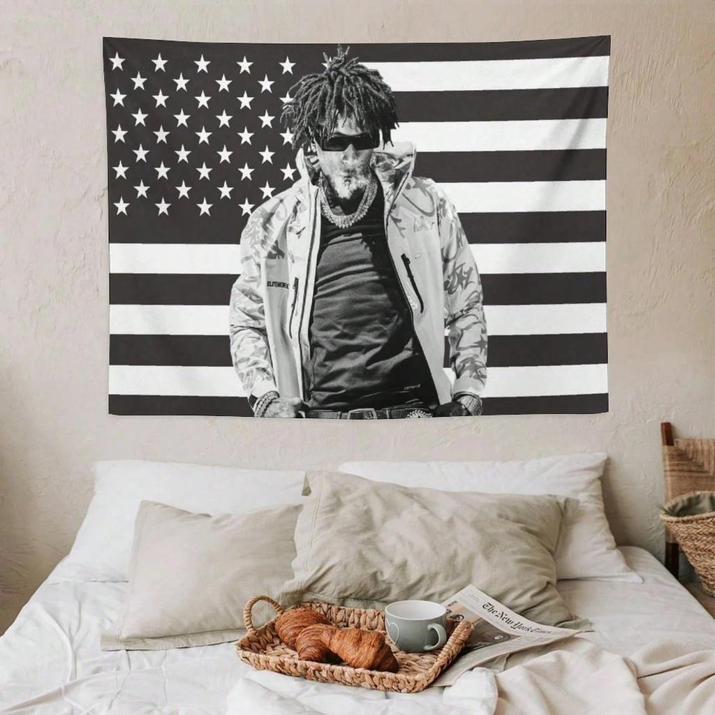 1pc YoungBoy Music Theme Banner Wall Decor For Teenage Boys Bedroom Living Room And Dorm Space Tapestry Background Cloth