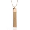 Simple Tassel Necklace Popular Sweater Chain Fashion Metal Necklace Women Girl