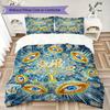 Mystic Eye Mandala Art Home Decoration Soft Printed Sofa Cover Blanket Bedding Down Pillowcase Duvet Cover Without Core A3