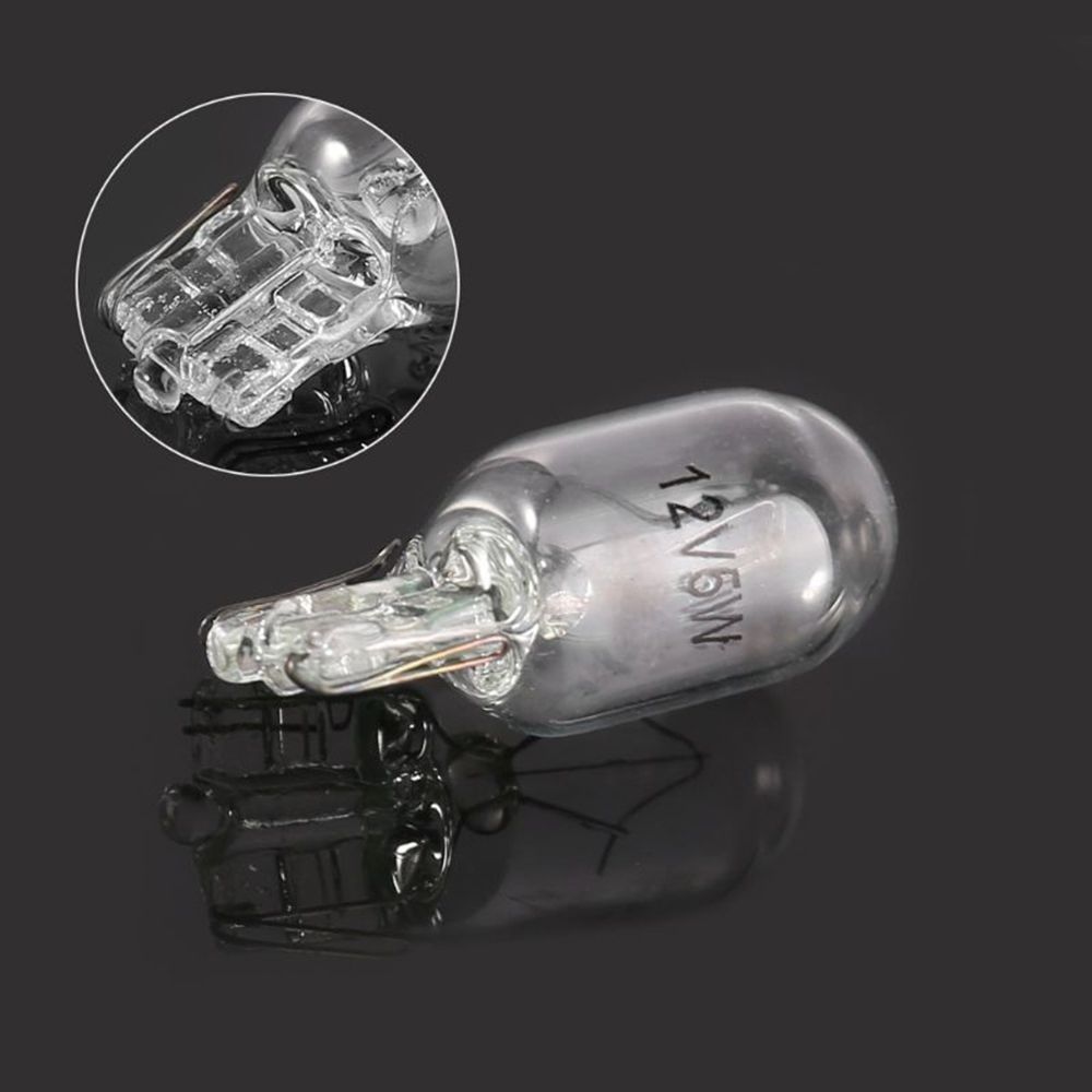 Warm White T10 W5W 194 168 5W Signal Light License Plate Lights Width Lamp Halogen Bulbs