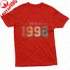 1996 Vintage Year Print Unisex TShirt Cotton Retro 1996 Print T Shirt Short Sleeve Fashion Top Gift for Birthday Anniversary
