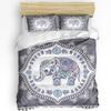 Mandala Flowers Bohemia Duvet Cover Bed Bedding Set For Double Home Textile Quilt Cover Pillowcases Bedroom Bedding Set No Sheet