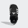 Adidas LWS08 Junior Summer Water Sandals for Boys and Sizes Size Closed-Toe Girls, 17-22cm, Black/White, 22.0cm