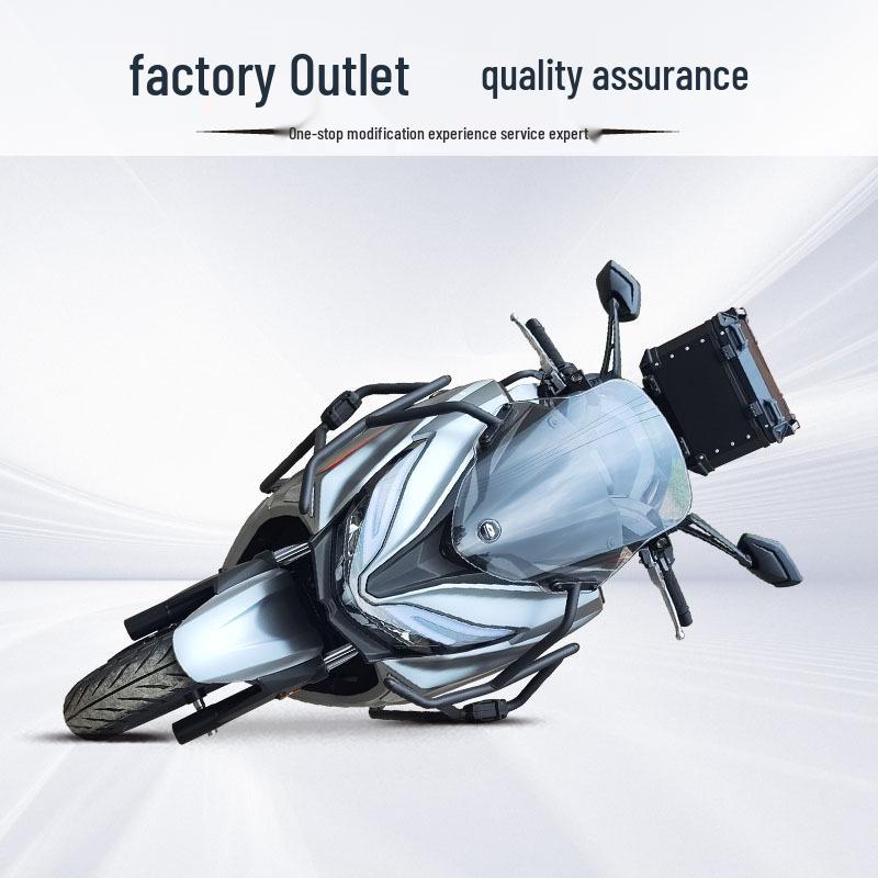 Qianjiang Hong 250 Front & Rear Bumper Guards, Commemorative Edition, QJ250T-9 Exhaust Anti-Fall Protection Bars