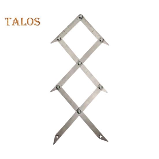 

3-точечный центроискатель, инструмент для разметки с равными интервалами, высокая точность, простота использования, точный центроискатель для сварки и деревообработки серебряный