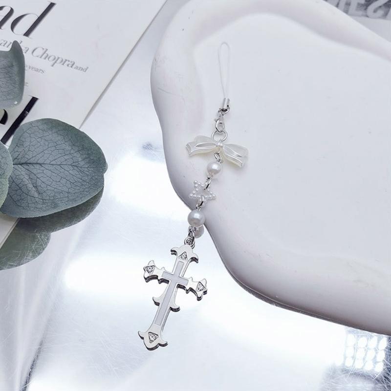 Trendy Phone Accessory Cute Phone Jewelry Dopamine Lovely Phone Pendants Alloy Acrylic Material Phone Charm for Phone