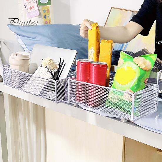 Hanging Basket Storage Organizer Large Capacity Strong Load-bearing Multipurpose Bed Bedside Organizer Storage Basket