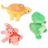 Dinosaur Plush Toy Infant Cute Dinosaur Egg Doll Pendant Gift with Hanging Ring for Baby Stroller