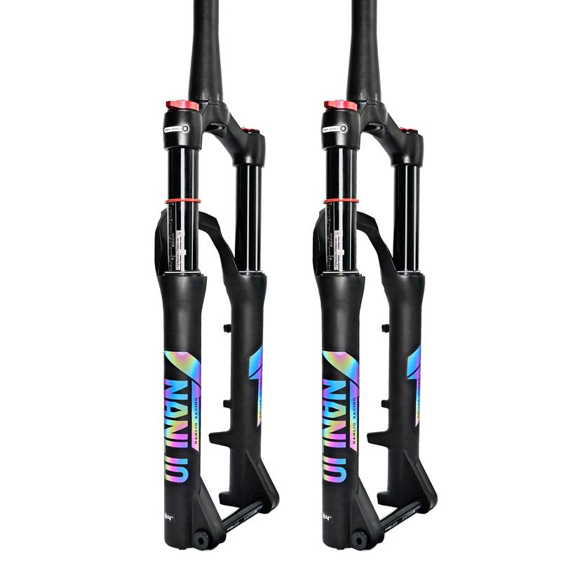 NANLIO 20in 24in Mountain Bike Fork Student Bicycle Air Suspension Barrel Shaft Rear Corolla Structure Design Frame Accessories