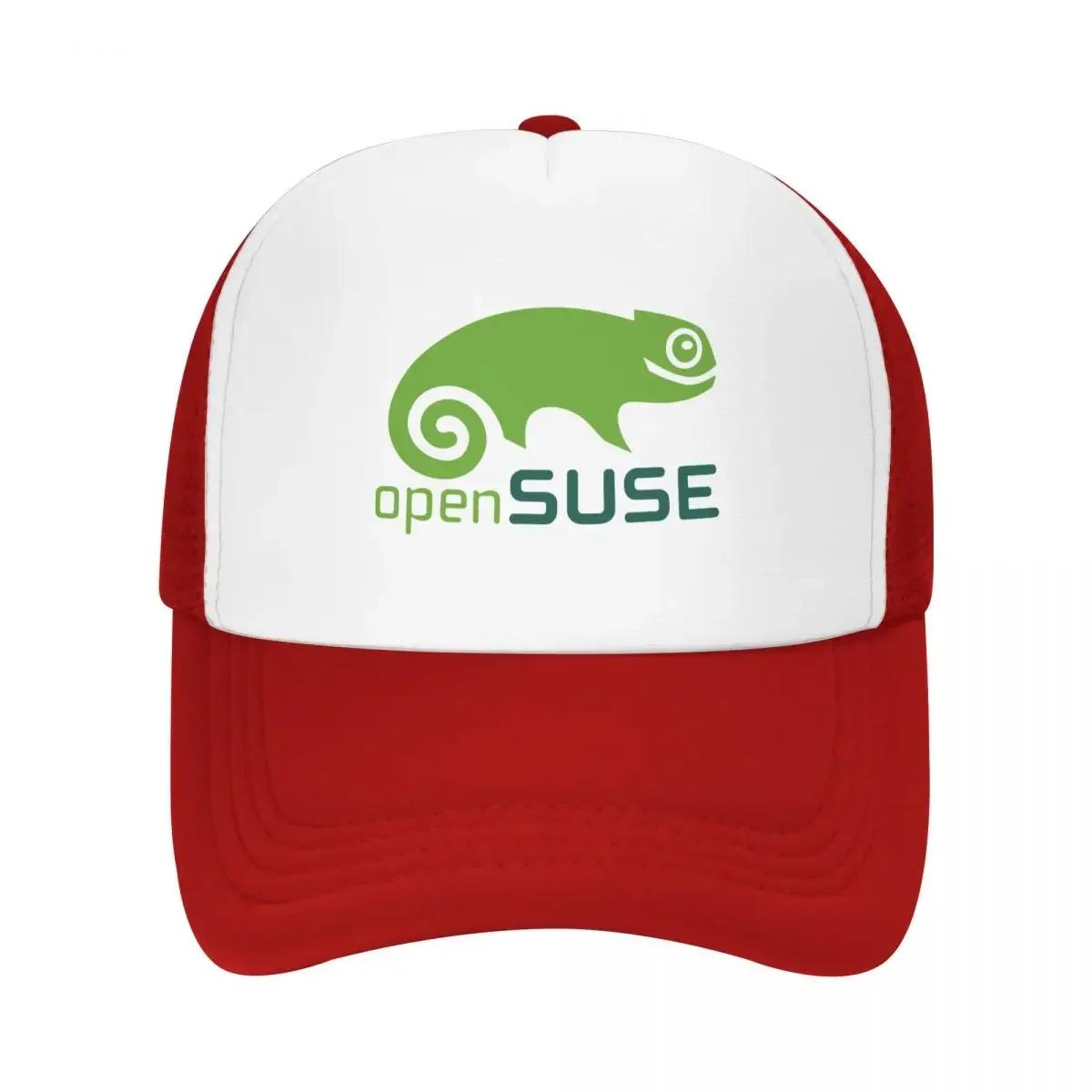 

Linux Novell OpenSUSE Baseball Cap Mesh Truck Caps Golf Sports Hat One Size