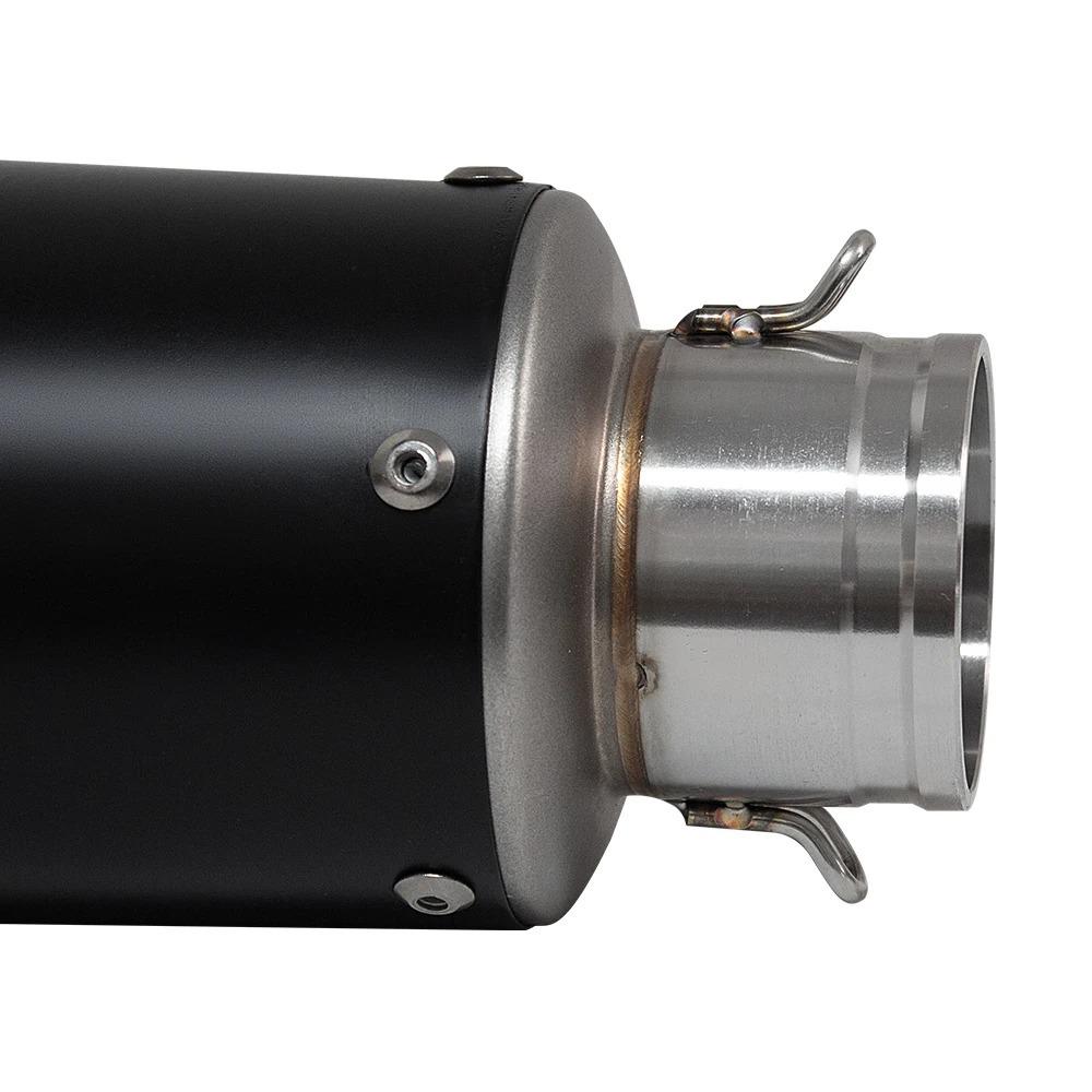 Stainless Steel Carbon Fiber Motorcycle Exhaust Muffler for Street Bikes and Cruisers