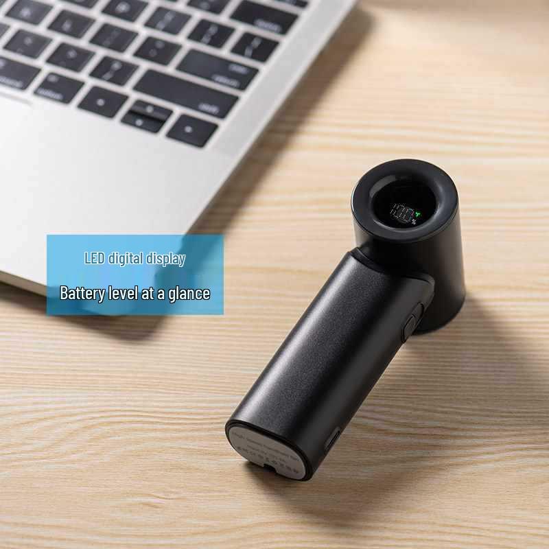 High-Speed Portable Desktop Fan - Strong Wind, Handheld, Ideal for Office and Outings