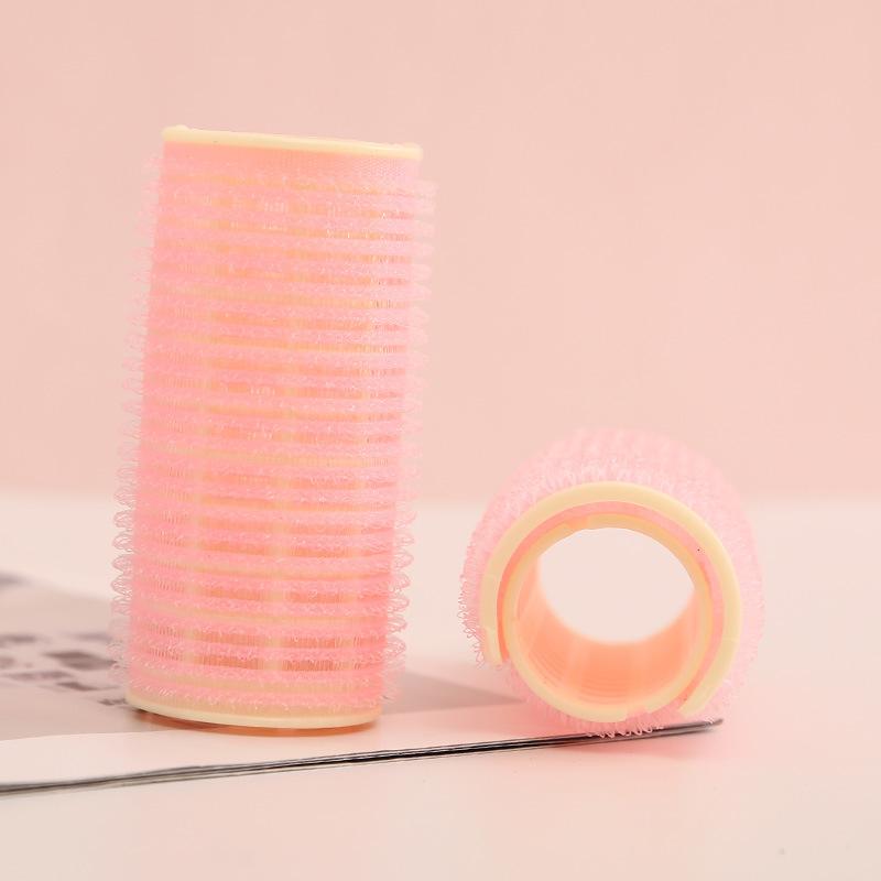 

2/3 шт. Пластиковые самоклеящиеся бигуди для волос Bang Roll, бигуди для завивки волос, парикмахерский инструмент для укладки волос для женщин, розовый ролик