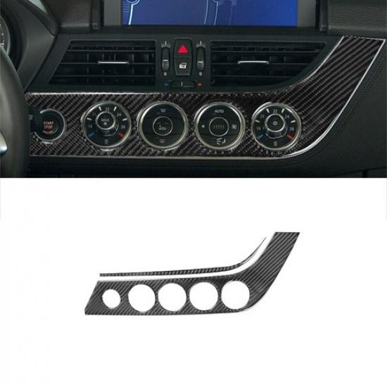 Carbon Fiber Car Front AC Control Button Panel Cover For BMW Z4 E89 2009-2016