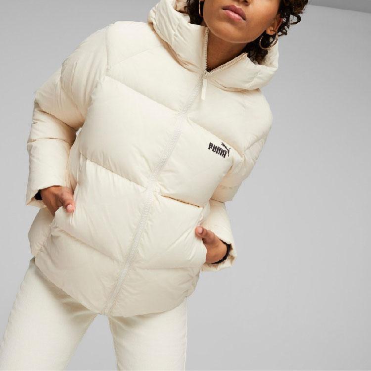New PUMA Modern Basics Advanced Down Jackets Women's Snow White 678342-87