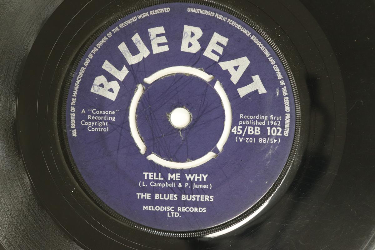 

7inch Record BLUES BUSTERS Tell Me Why Ive Done You Wrong 45BB102 BLUE BEAT 1962 UK SoulFunk Used