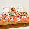 2026 Mini Capybara Desk Calendar Pocket Portable Daily  Calendar Planner Desktop Decoration Office Stationery