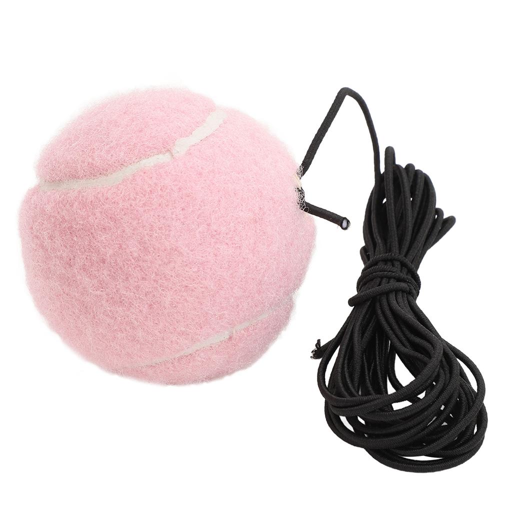 Tennis Training Ball with String Tennis Trainer Balls Self Practice Training Sport Tool for Outdoor Activities Pink