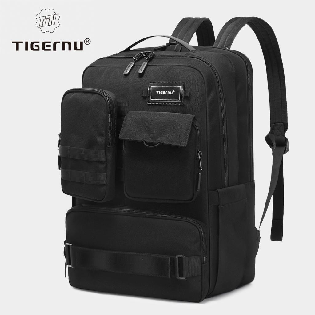 2022 Tigernu Doppelschicht-Rucksack 17,3 Zoll Laptop Herren wasserdichte Reisetasche 29L Outdoor Taktischer Rucksack Unrestrained Series