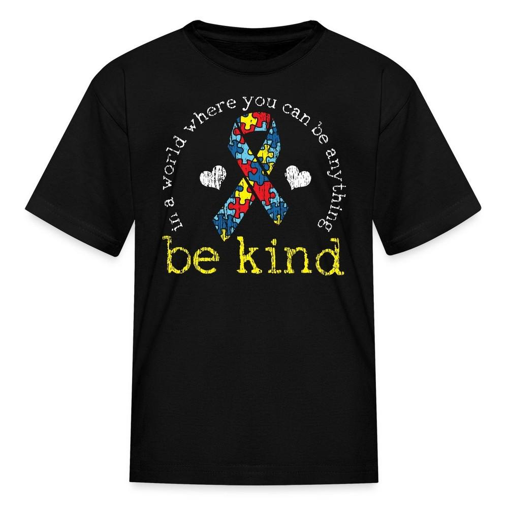 Autism Awareness Be Kind Kid s T-Shirt 4XL