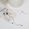 Korean Fashion Dark Black Rose Titanium Steel Clavicle Choker Necklace for Women