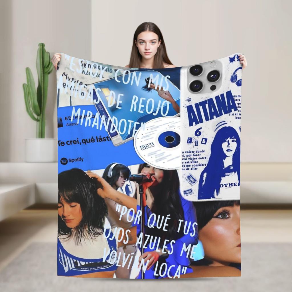 Aitana Throw Blanket for Couch  Soft Cozy Plush Blanket 50x60 Inches Multiple Sizes Bedspreads for All Seasons