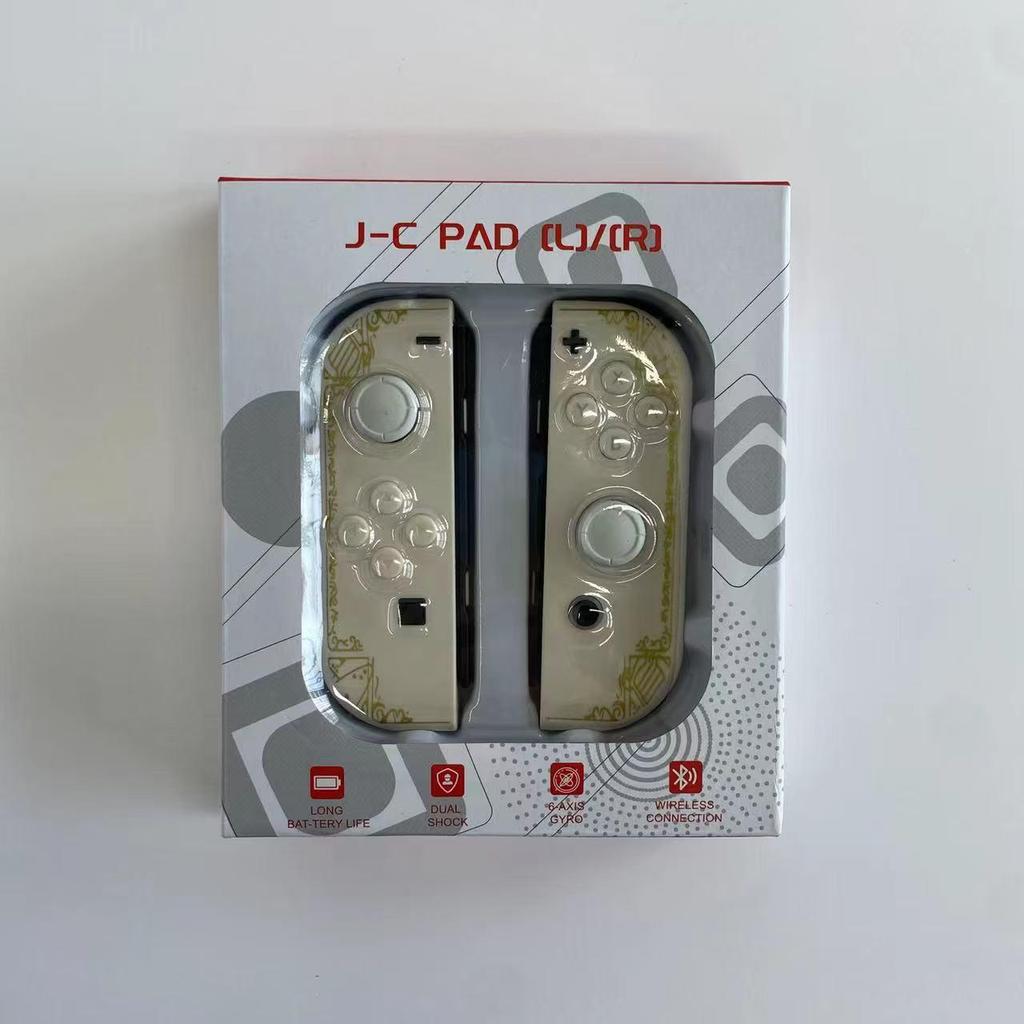 Wireless Bluetooth Joy-Con Controllers with Wake-Up Feature and Wrist Strap, Left and Right Separately for Switch