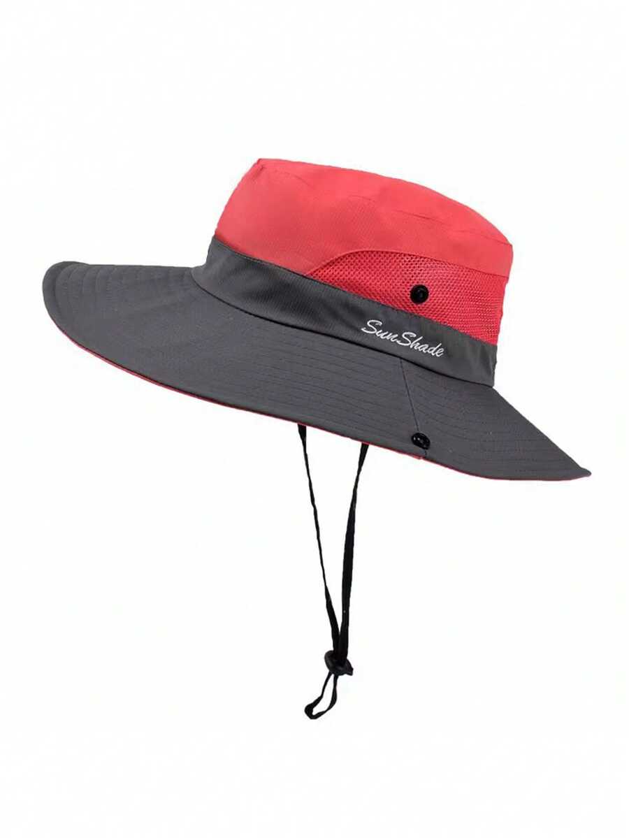 Unisex Sun Protection Bucket Hat Quick Dry Outdoor Wide Brim Summer Hat