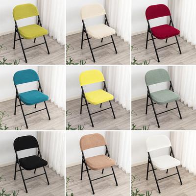 1 Set Ev Katlanır Yemek Sandalyesi Kılıfı Sırtlık Sandalye Kılıfları Slipcover Ofis Bilgisayar Toz Geçirmez Sandalye Slipcover Elastik