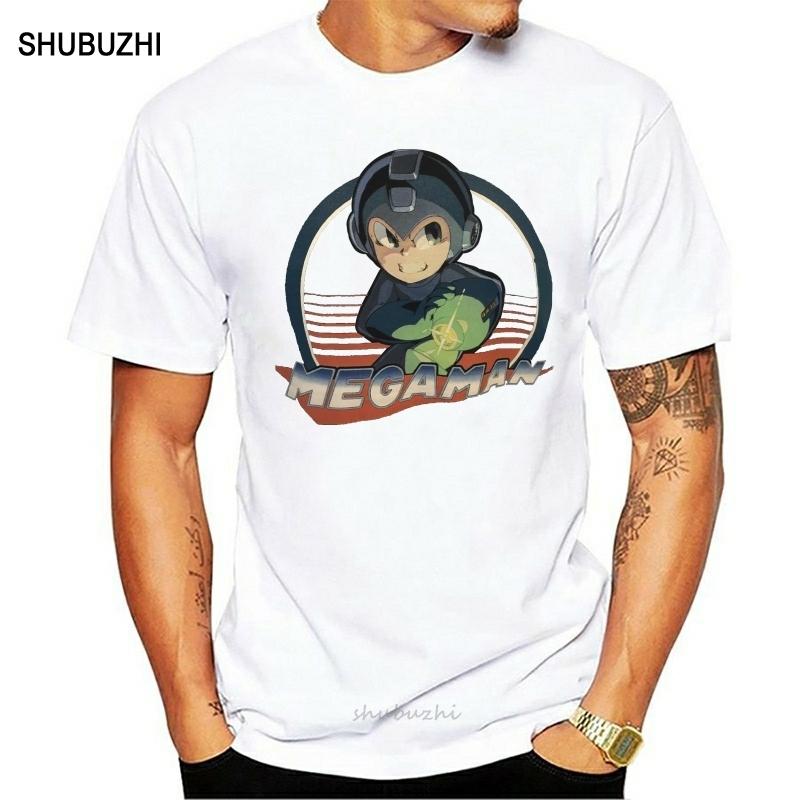 New Mega Man Rare Video Game Men T Shirt L Classic Megaman $25 Black Blue New Cool Tee Shirt