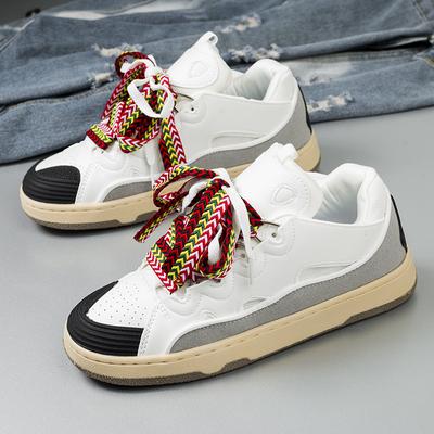 Mode Hohe Qualität Herren Designer Sneaker Weiß Damen Leder Plateau Schuhe für Herren Klassische Luxusmarke Skateboardschuhe 36-44