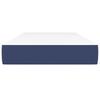 Pocket Spring Mattress Medium Firm Blue 90 X 200 X 20 Cm Fabric