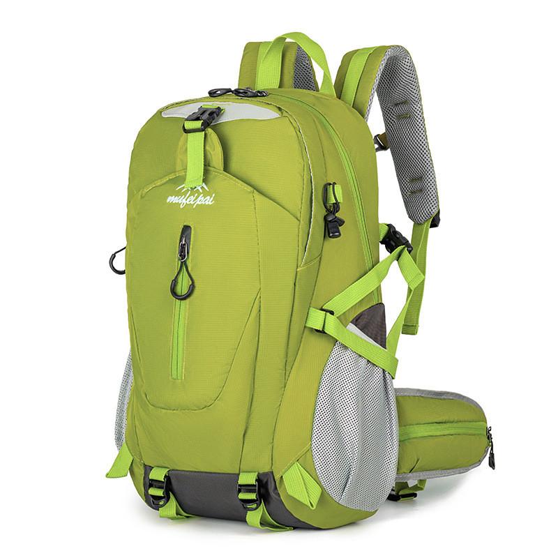 Outdoor Hiking Backpack With Waterproof Nylon And Breathable Design For Men And Women