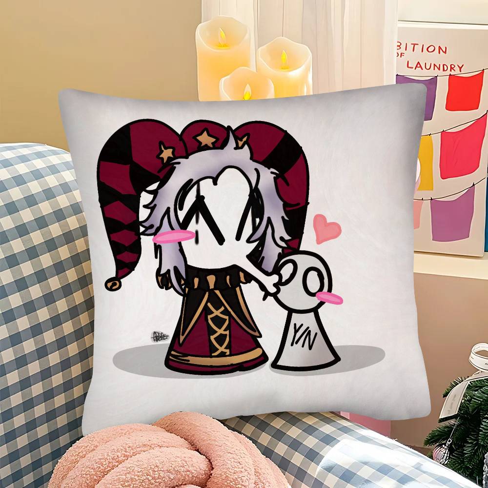 1Pc Freakish Pierrot Circus Bash Pillow Case Fashion Square Pillowcase Bedroom Sofa Room Ins Decoration Leisure