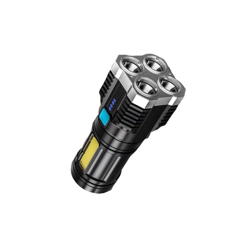 

flashlight powerful irradiation handy light work light USB rechargeable waterproof multi flash light fishing emergency disaster light LED power outage